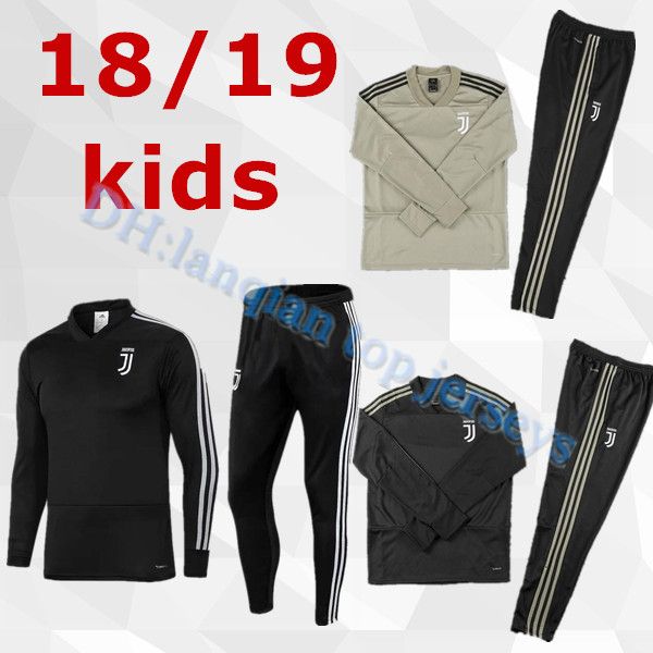 

New kid juventu track uit 2018 2019 juventu occer jogging jacket ronaldo dybala 18 19 juventu child football training uit