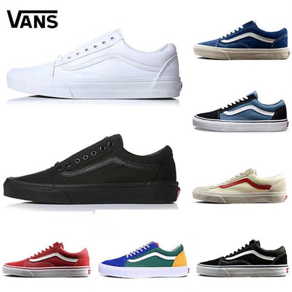 

Vans 2018 Новый Athentic wans классический старый Skool холст мужские скейтборд дизайнер Спор