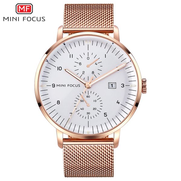 

mini focus simple men quartz watch bussiness wristwatches male clock waterproof fashion erkek kol saati, Slivery;brown
