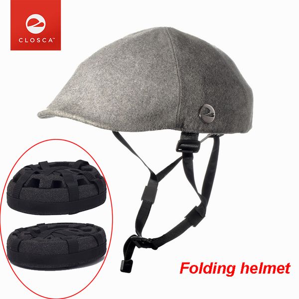 

2018 closca spain new design folding bike helmet city leisure riding helmets size m women men foldable helmet cycling parts