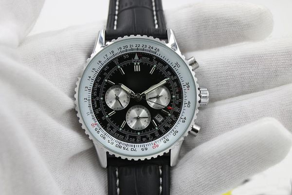 

good watch new automatic wristwatch 1884 watch men's black dial mechanical date men quality shipping wdeow, Slivery;brown