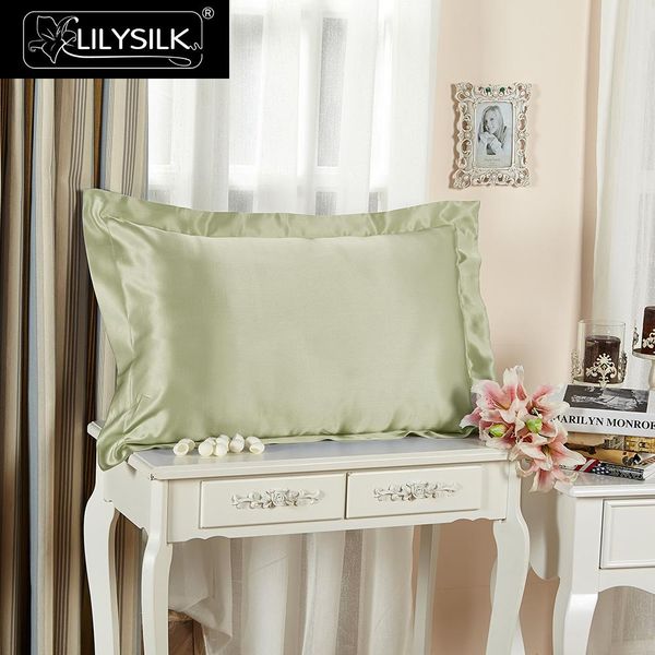 

lilysilk 100 silk pillowcase oxford pure mulberry 22 momme hair luxury beauty natural clearance sale