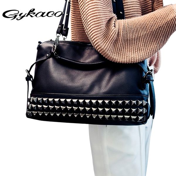 

women luxury handbag designer handbags rivet tote bags handbags women famous brands ladies bags 2017 bolsa feminina