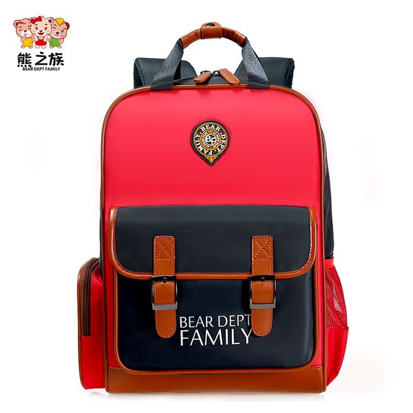 

bear dept family brand children schoolbags kindergarten boys girls kids orthopedic backpacks primary school teen handbags spinal y18110107