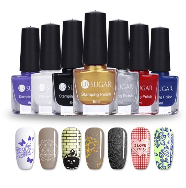 

nail stamping polish 6ml colorful nail art varnish manicure nail art printing polish for diy stamping nails