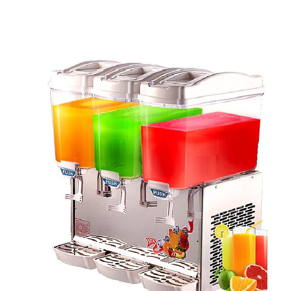 

qihang_17l*3 automatic juice dispensers electric cold and drinking machine/ beverage dispenser machine price