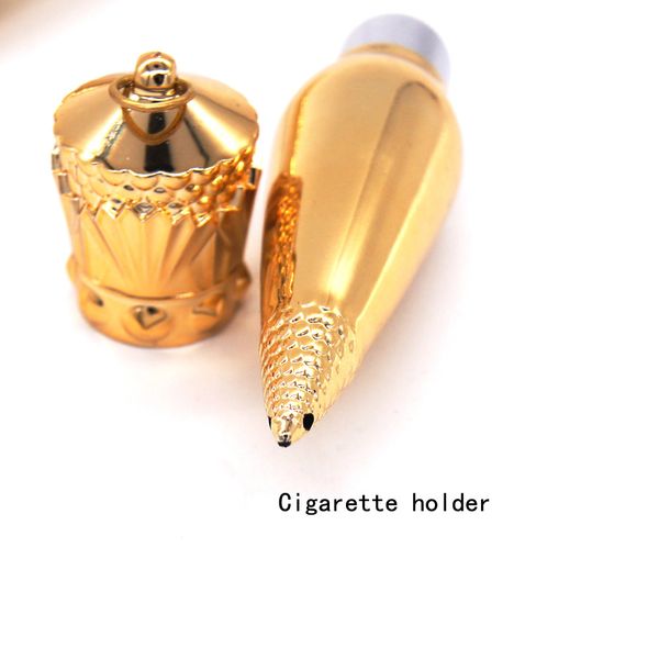 

crown bullet gift length pipe hand tube pipe 108mm portable party birthday tobacco wand dhl smoking firtw