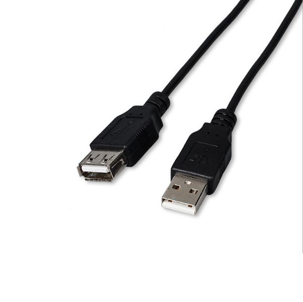

new arrival 1m black usb male to a female extension extender data m f adapter cable