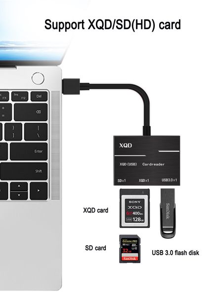 

new usb 3.0 xqd card reader adapter sd xqd camera card converter 3.0 high speed for computer