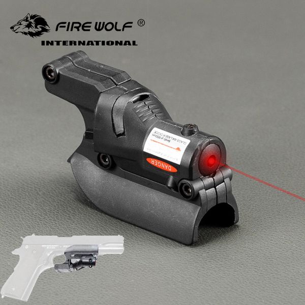 

Tactical Hunting 5mw Red Laser Sight Scope Red Dot Sight For 1911 Pistol Airsoft with Lateral Grooves