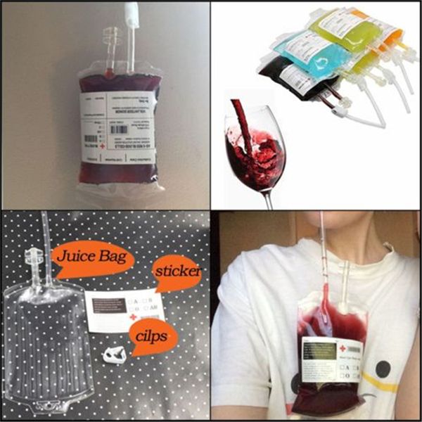 2019 Wholesale Halloween Vampire Drink Bags Reusable Water Blood