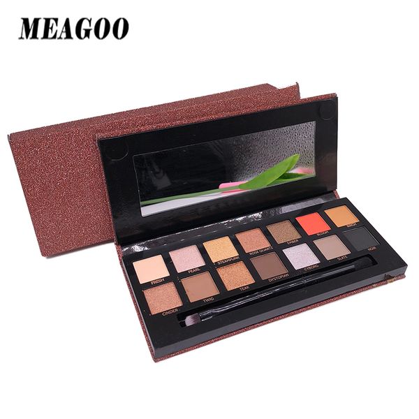 

Meagoo eye hadow pallete glitter makeup moky glitter matte eye hadow paleta de ombra make up pallete