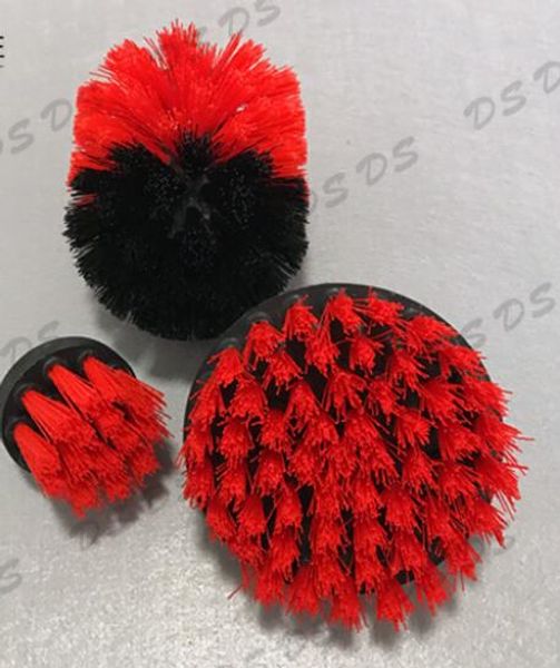 

новый 5 цветов 3 шт. мощность скраб дрель щетка для очистки кисти ванная комната пол ванна душ туалет затирка чистой мощности скруббер щетка