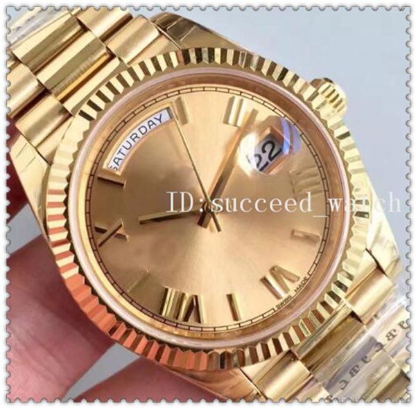 

28 горячих мужчин роскошные часы 18k золотые часы сапфировое зеркало 228238 серии высокое качество механизм с автоподзаводом оригинальный ск, Slivery;brown