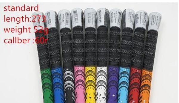 

Golf Grips standard size Multicompound Grips For Golf Driver Grips Golf Clubs Rubbers Black Blue White Red 4 Colors Hot Sale dhl