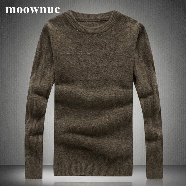 

new sweaters men 2018 casual soft sweater plus size -5xl mens o-neck thick sweater slim fit men's autumn winter pullovers, White;black