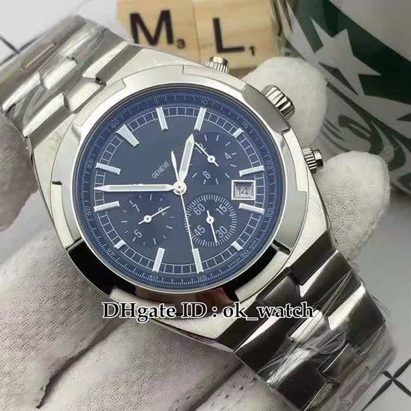 

new 5500v/110a-b481 overseas men's automatic watch 42mm black dial stainless steel bracele gents luxury watches 8 styles, Slivery;brown