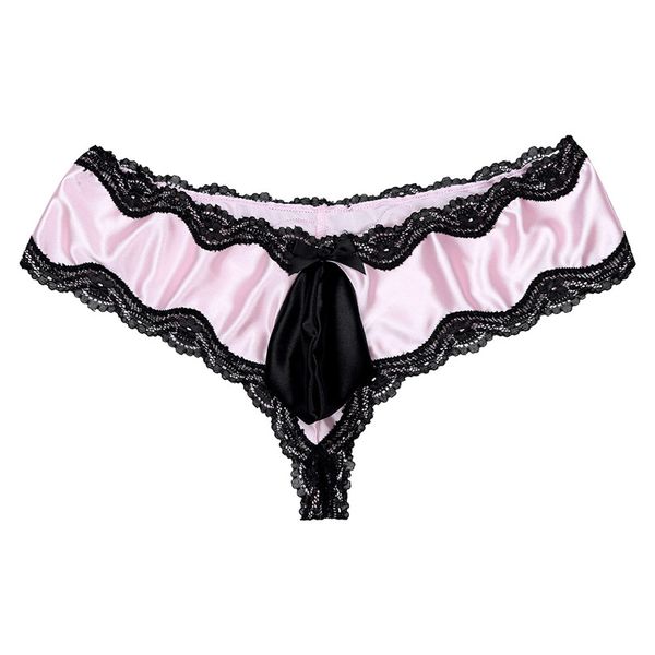 

gay men lingerie lacework bikini briefs underwear underpants with bulge pouch men's lingerie stretchy underwear underpants, Black;white