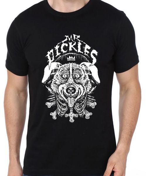 

г-н соленья собака футболка мужчины и женщины прохладный смешные тройник г-н соленья, White;black