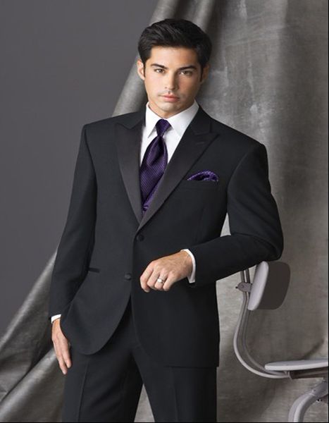 

custom slim fit men black suits for wedding tuxedos prom wear(jacket+pants) groomsman man bridegroom blazer costume homme terno masculino, Black;gray