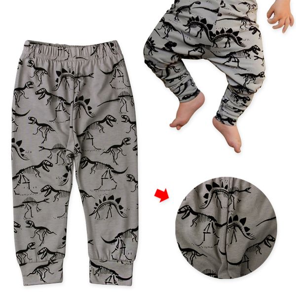 

2018 children leggings boys clothes baby girls clothes dinosaur pattern pants, Blue
