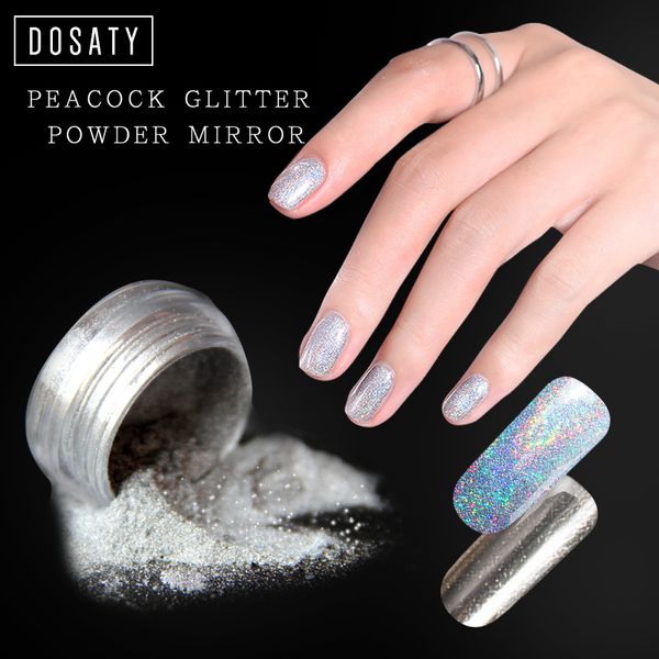 

docaty spangles for manicure nail art decorations glow powder gel varnish color set rubbing for nails effect dip powder, Red;pink