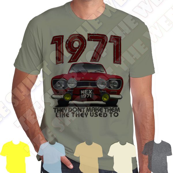 Ford Escort Mk 1 México Camisa Para Hombre Top, Camisa De Manga Larga