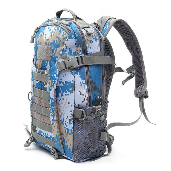 

camouflage larger capacity size 48l outdoor tactical backpack waterproof nylon shoulder bag sport camping hiking travel daypack