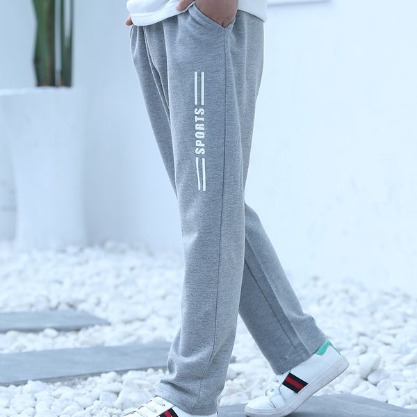

famli boys sport pants letter print cotton kids trousers teenage children pants casual style kids boy clothes 4-14 year, Blue