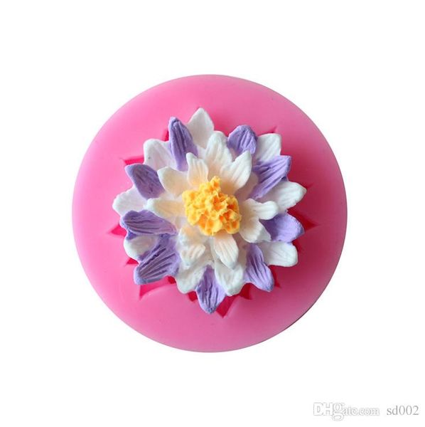 

diy silica gel mold eco friendly practical fondant cake flowers shape silicone mould non toxic baking tools new 2 3dy zz