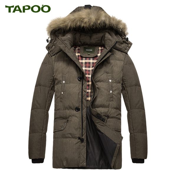 

tapoo men's hooded thermal jacket, Black