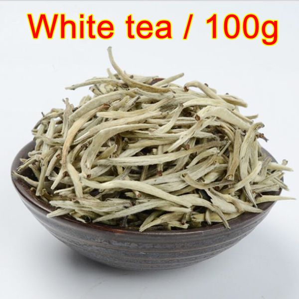 

100g good baihao yingzhen white tea grade baihaoyinzhen silver needle tea for weight loose chinese natural organic food