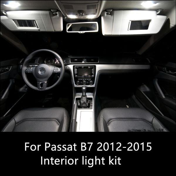 Grosshandel Shinman Fehler Frei Lampe Auto Led Birne Auto Innenbeleuchtung Kit Fur Vw Passat B7 2012 2015 Auto Zubehor Von Molls 20 11 Auf