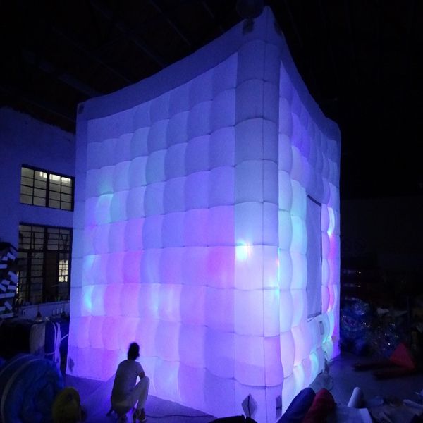 

new design outdoor or indoor led bright color inflatable tent