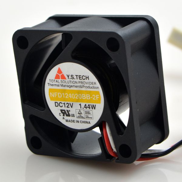 

y.s.tech 4cm nfd124020bb-2f 12v 1.44w 4020 yuan fan
