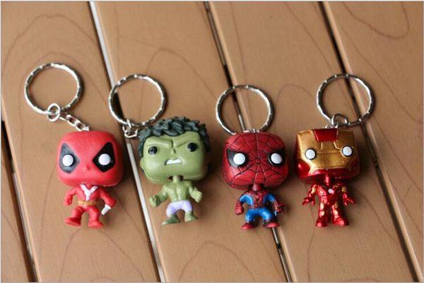 

Cartoon Accessories Fashion Keychain Accessories Jewelry Avengers 3 Infinity War Marvel doll hand model Keychain pendant