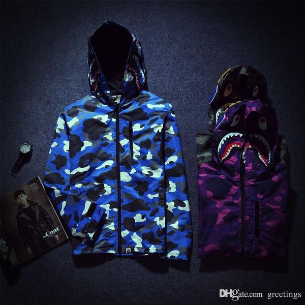 

Новая мужская молния светящаяся куртка с капюшоном флуоресценции камуфляж армия
