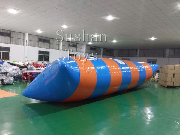 

8m*3m inflatable blob jumping water air tarampoline catapult blob inflatable jumping pillow and send a pump