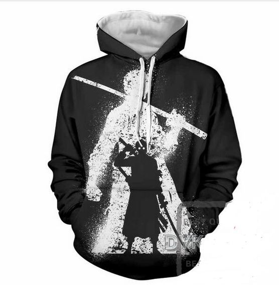 

new 3d sweatshirt one women hoodies piece l0m039 couples print hd sweater jacket fashion pullover men cttfc, Black