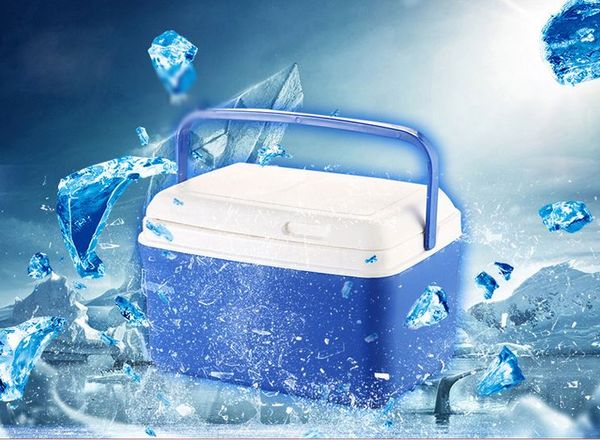 

portable outdoor traveling 8l car incubator auto interior fridge drink food cooler warmer box fruit fresh-keeping mini cabinet er