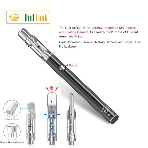 

kits b6 bud-b6+v6 kit vape v6 starter batteries+ dhl atomizers ibuddy ceramic 350mah pen glass original cartridges capacity cigarette f rhcp