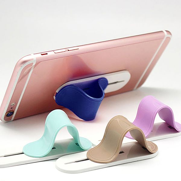 

universal phone holder creative ring bracket multi - functional back paste fixed bracket high - end gift factory direct custom logo