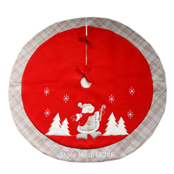 

christmas tree skirt snowman for christmas tree ornament 90cm gifts decorations