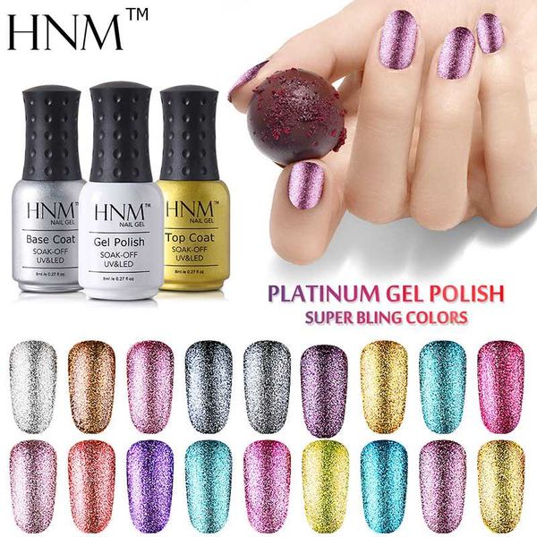 

hnm super bling gel nail polish 8ml uv nail gel polish platinum gellak glitter semi permanent gelpolish varnish lacquer, Red;pink