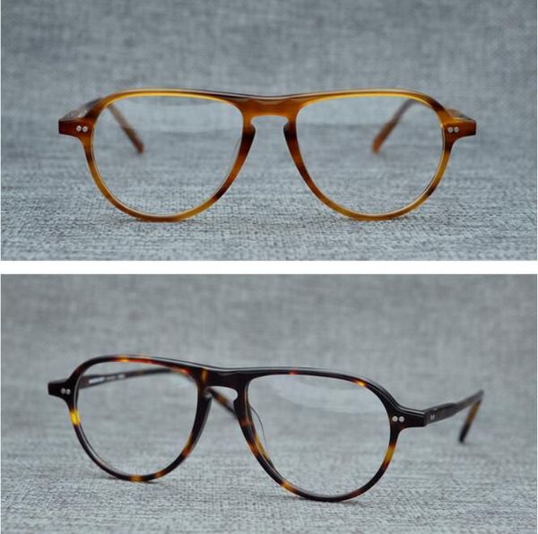 

lkk men's large frame retro spectacle frame large face myopic glasses transparent color classic eyewear, Silver