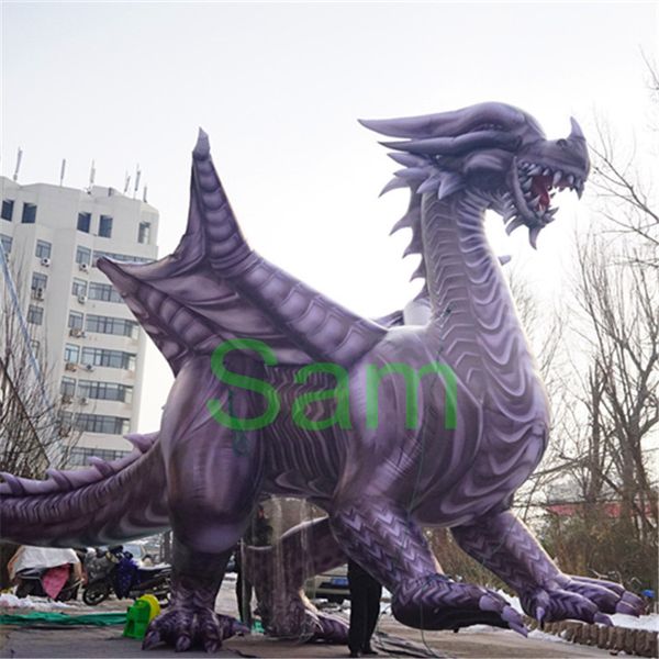 

3 5m high x 5m length giant inflatable balloon ma cot for city parade dino inflatable dragon