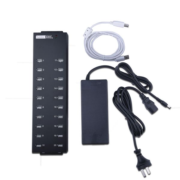 

Зарядная станция совместима со всеми Qualcomm быстрая зарядка телефонов 20 порт USB 2.0 концентратор от производителей Sipolar