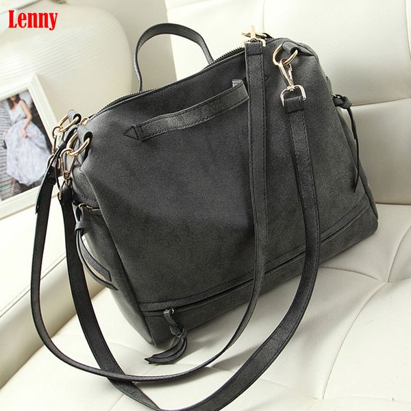 

2017 women bag european and american fashion matte leather locomotive large package single shoulder locomotive bag zl39