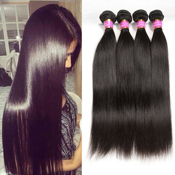 Indian Straight Hair 4 Bundle Deals Bestsojoy Raw Indian Straight