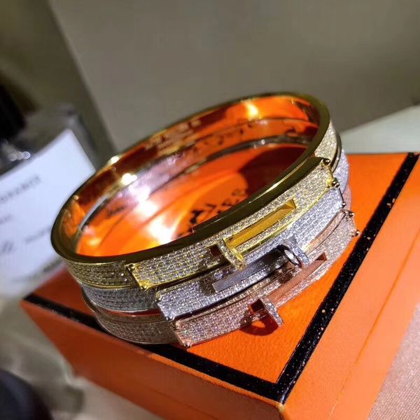 

S925 pure ilver h belt bracelet luxuriou quality with 580pc diamond bracelet jewelry for women and mother gift jewelry p, Black